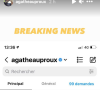 Agathe Auproux recalée par un restaurant parisien, les gérants lui envoient un message - Instagram