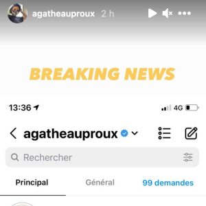 Agathe Auproux recalée par un restaurant parisien, les gérants lui envoient un message - Instagram