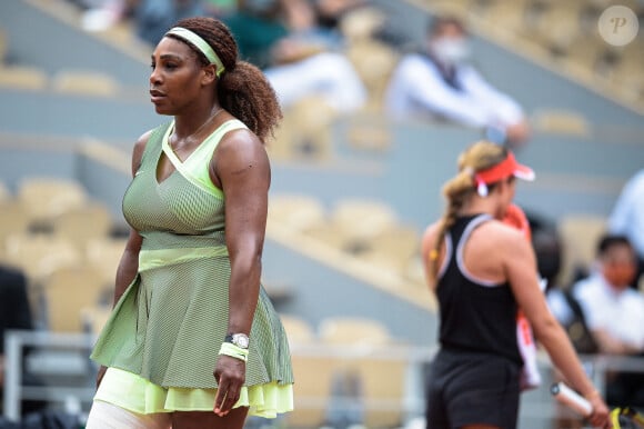 Serena Williams a battu Danielle Rose Collins au 3ème tour simples dames des Internationaux de France de tennis de Roland-Garros. Paris, le 4 juin 2021. © Federico Pestellini/Bestimage