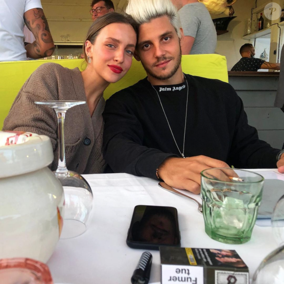 Carla Ginola et son petit ami Adrien Rosenpick en juin 2020.