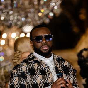 Exclusif - Maitre Gims - Enregistrement de l'émission "La grande soirée du 31 à Versailles", le 12 décembre 2020. © Tiziano Da Silva - Cyril Moreau / Bestimage