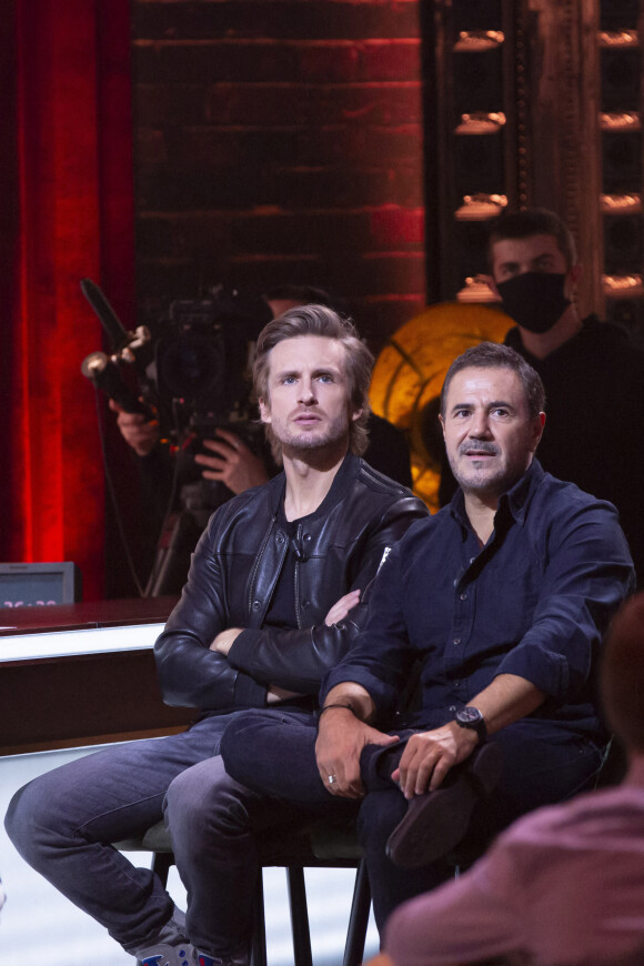 Philippe Lacheau, José Garcia - Enregistrement de l'émission "On Est En Direct" sur France 2 le 10 octobre 2020. © Jack Tribeca / Bestimage