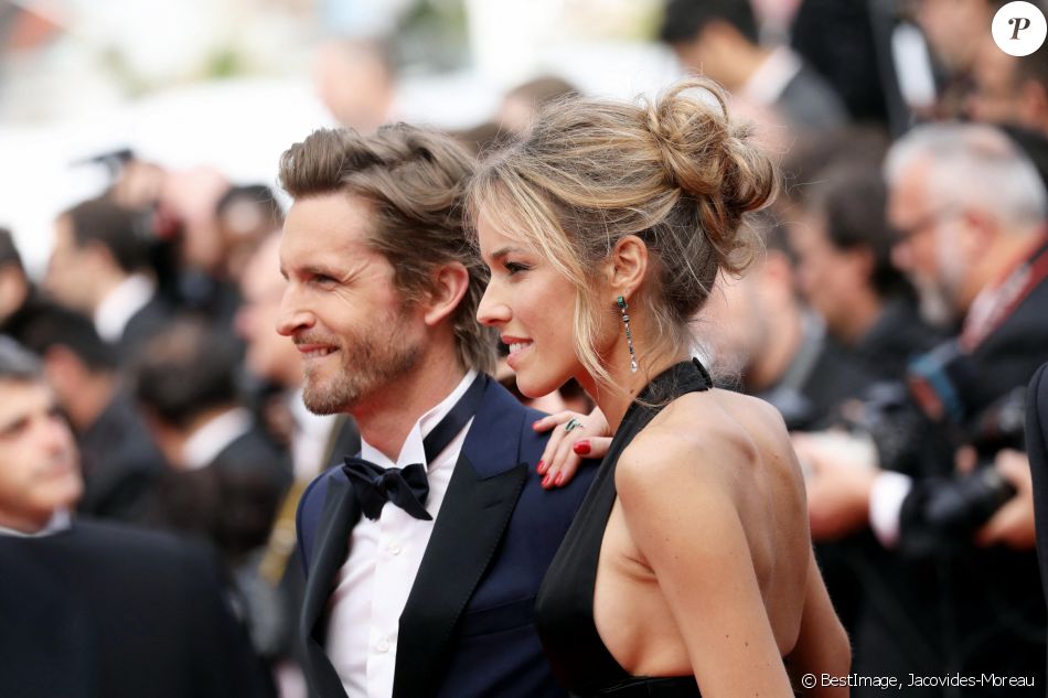 Philippe Lacheau et sa compagne Elodie Fontan - Montée des marches du film "Once upon a time... in Hollywood" lors du 72e Festival International du Film de Cannes. Le 21 mai 2019. © Jacovides-Moreau / Bestimage