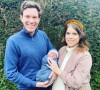 Eugenie d'York, son mari Jack Brooksbank et leur fils August sur Instagram.