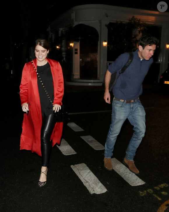 Exclusif - Ellie Goulding et son mari Caspar Jopling ont dîné au restaurant Casa Cruz avec la princesse Eugenie d'York et son mari Jack Brooksbank à Londres le 9 juillet 2020.