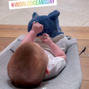 La princesse Eugenie partage une vidéo de son fils August (4 mois) sur Instagram, le 8 juin 2021.