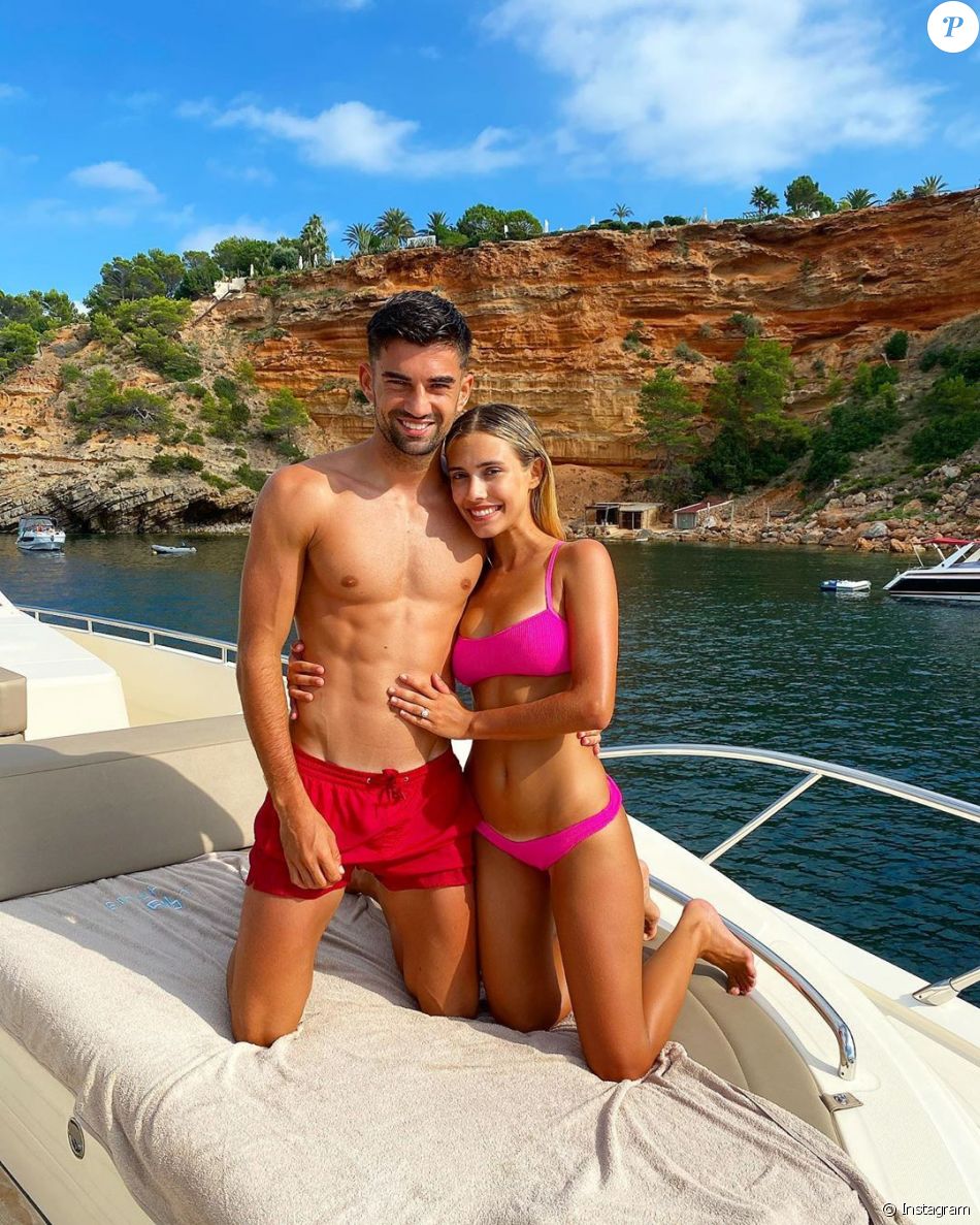 Enzo Zidane et sa chérie Karen Goncalves.