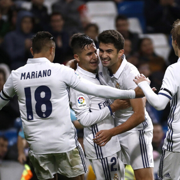 Enzo Zidane lors du match Real Madrid - Cultural Leonesa, en 2016.