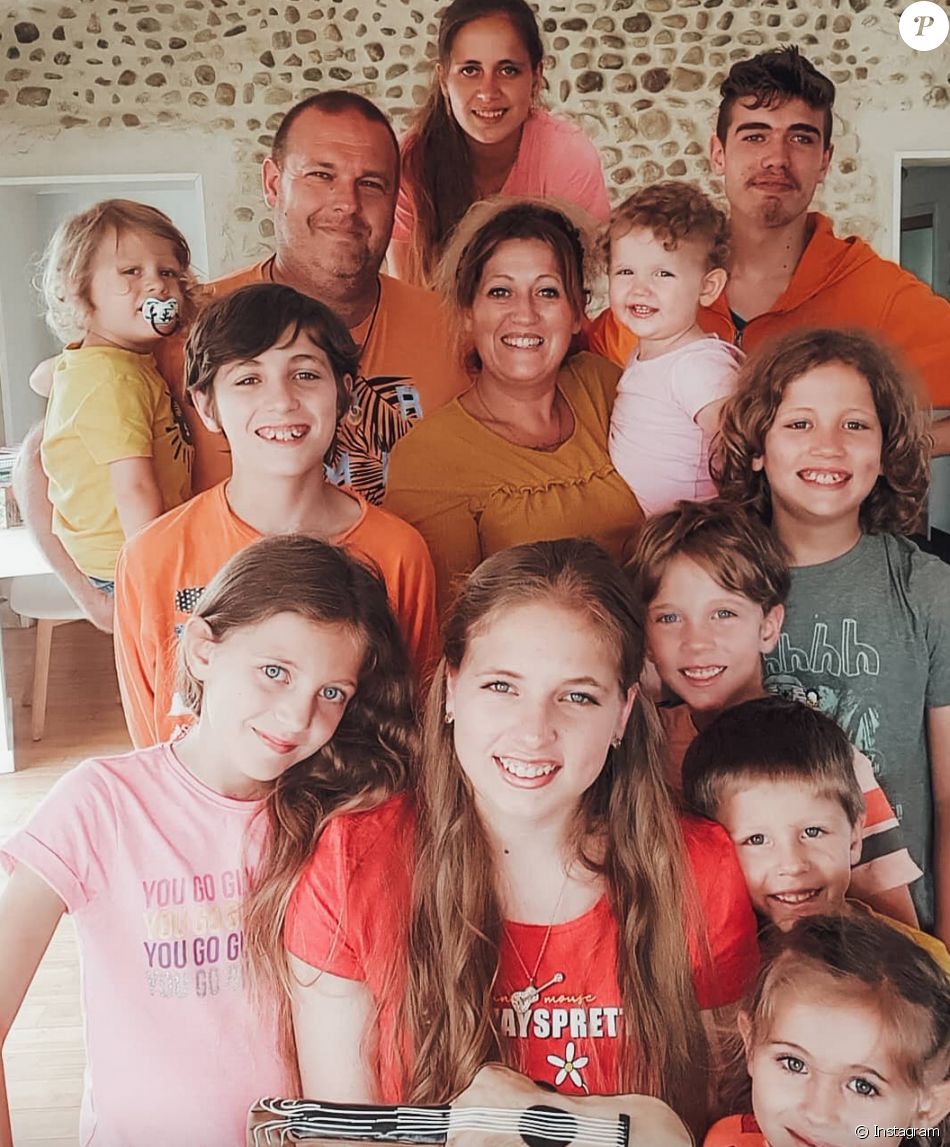 La famille Van Der Auwera (Familles nombreuses, la vie en XXL) sur Instagram