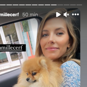 Camille Cerf confie s'être fait recaler par un chauffeur VTC à cause de son chien - Instagram