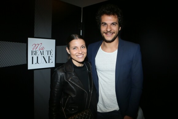 Amir (The Voice 3) et sa femme Lital à la soirée de lancement du nouveau site "Ma Beauté Luxe" à l'Elyseum à Paris, le 16 mars 2016. © CVS/Bestimage