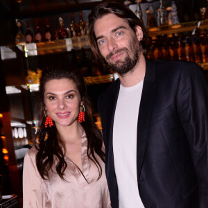 Exclusif - Camille Lacourt et sa compagne Alice Detollenaere - Soirée de lancement de "Chez Blue" au club "Boum Boum" situé dans le prestigieux 8eme arrondissement de Paris. © Rachid Bellak/Bestimage