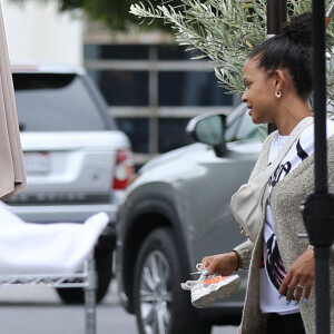 Christina Milian au restaurant Mauro's Cafe à West Hollywood. Le 7 juin 2021.