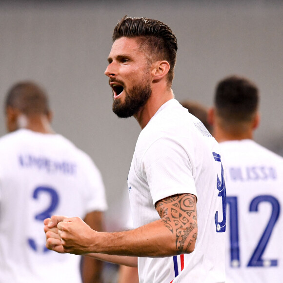 Olivier Giroud - Match amical de préparation à l'Euro 2021 France - Bulgarie  au Stade de France en présence de 5000 spectateurs à Saint-Denis le 8 juin 2021. © Philippe Lecoeur / Panoramic / Bestimage