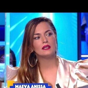 Maeva Anissa sur le plateau de "Touche pas à mon poste", sur C8