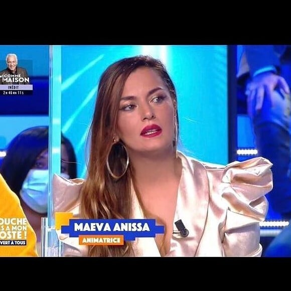 Maeva Anissa sur le plateau de "Touche pas à mon poste", sur C8