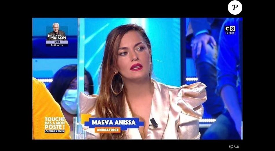 Maeva Anissa sur le plateau de "Touche pas à mon poste", sur C8