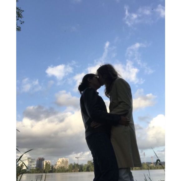 Christa Théret et sa compagne Audrey sur Instagram. Le 16 mai 2021.