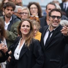 Victoria Bedos, Nicolas Bedos, Joëlle Bercot, Muriel Robin - Hommage à Guy Bedos en l'église de Saint-Germain-des-Prés à Paris le 4 juin 2020.