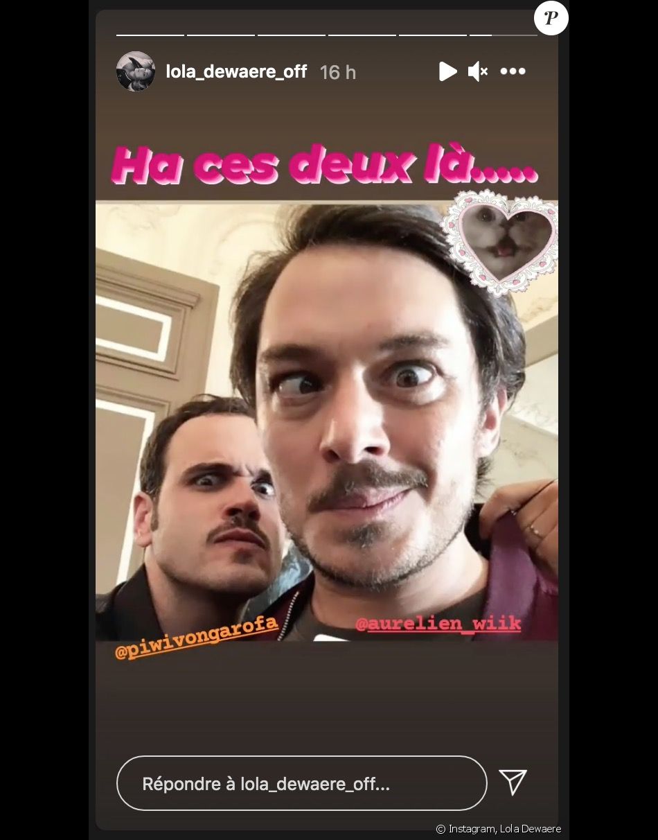Lola Dewaere partage une photographie de Pierre-Edouard Bellanca sur Instagram. Le 15 juin 2021.