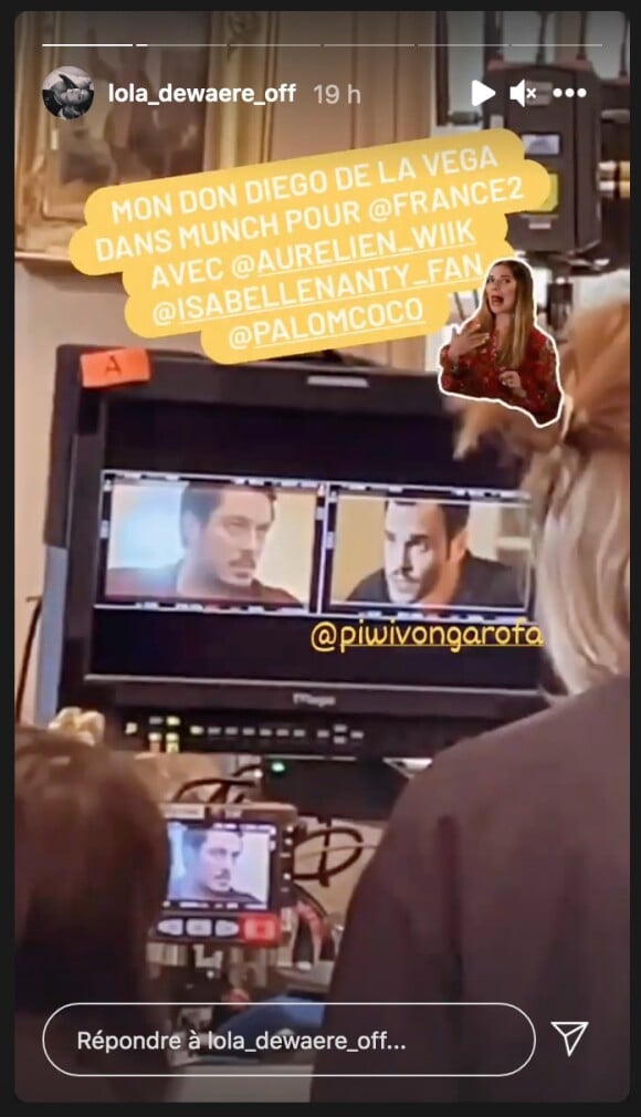 Lola Dewaere partage une photographie de Pierre-Edouard Bellanca sur Instagram. Le 15 juin 2021.