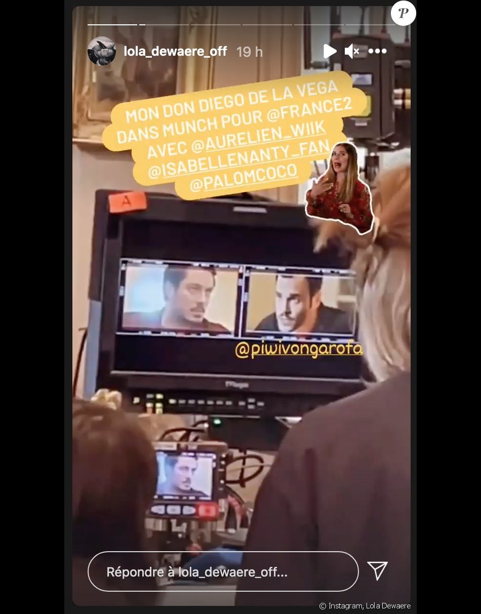 Lola Dewaere partage une photographie de Pierre-Edouard Bellanca sur Instagram. Le 15 juin 2021.