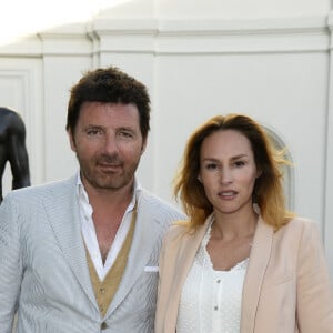Philippe Lellouche et sa femme Vanessa Demouy - Soirée du cinquième anniversaire du musée Paul Belmondo à Boulogne-Billancourt le 13 avril 2015. 