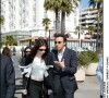 Nikos Aliagas et Nolwenn Leroy - Photocall "Eurobest" à Cannes.