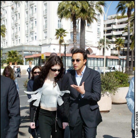 Nikos Aliagas et Nolwenn Leroy - Photocall "Eurobest" à Cannes.