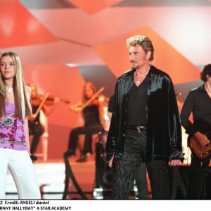 Nolwenn Leroy, Johnny Hallyday et Emma Daumas - Star Academy 2.