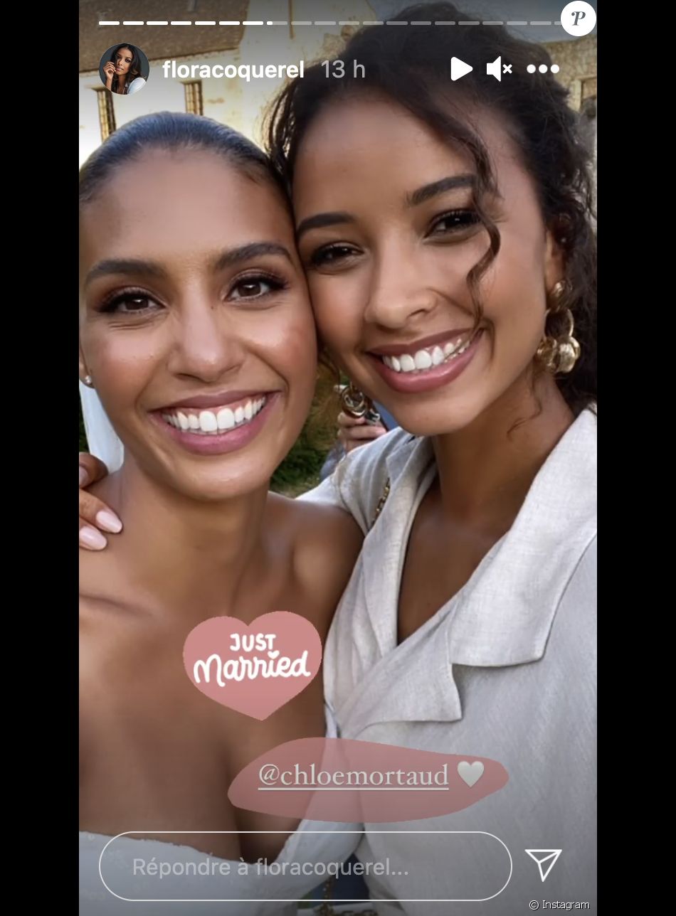 Chloé Mortaud s'est mariée avec son chéri Dean Neiger entourée de ses amies Miss France - Instagram
