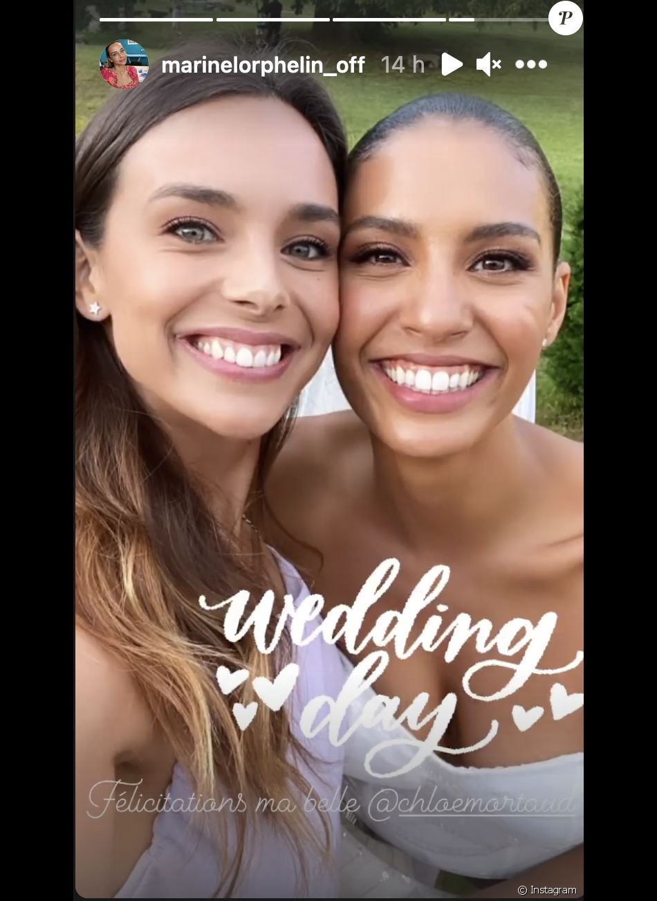 Chloé Mortaud s'est mariée avec son chéri Dean Neiger entourée de ses amies Miss France - Instagram