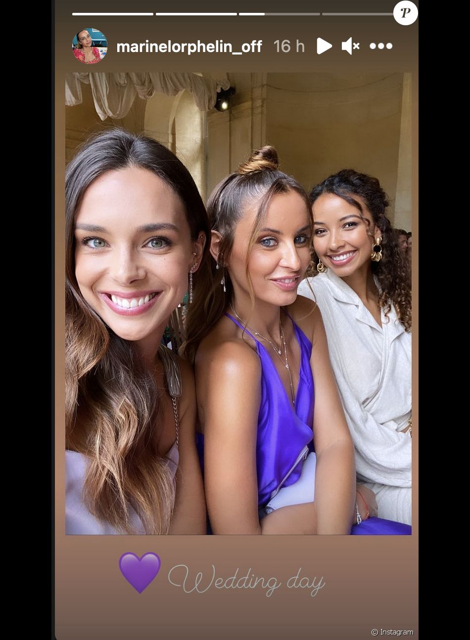 Chloé Mortaud s'est mariée avec son chéri Dean Neiger entourée de ses amies Miss France - Instagram