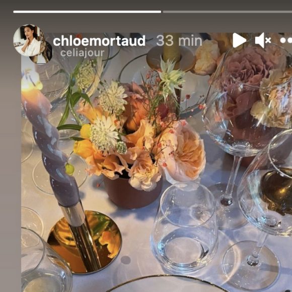 Chloé Mortaud dévoile le décors de son mariage - Instagram