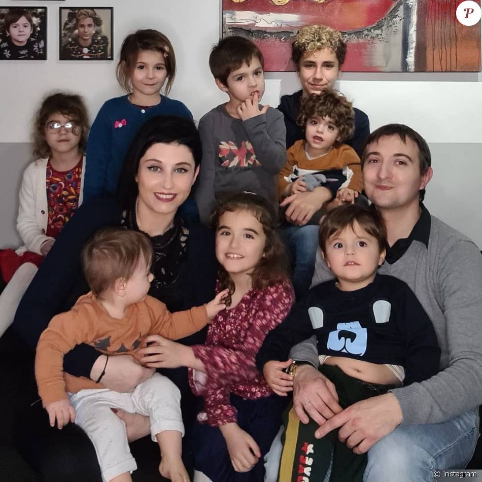 La famille Pellissard, star de "Familles nombreuses, la vie en XXL" sur TF1.