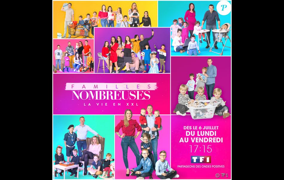 "Familles nombreuses, la vie en XXL" sur TF1.