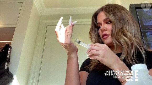 Khloe Kardashian révèle ses difficultés de grossesse par FIV dans l'émission "L'Incroyable Famille Kardashian". Los Angeles. Le 18 mars 2021.