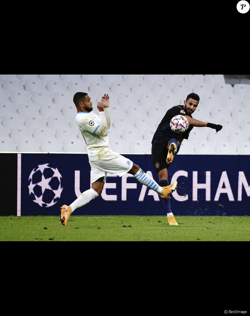 Riyad Mahrez en Ligue des Champions, le 27 octobre 2020 à Marseille.