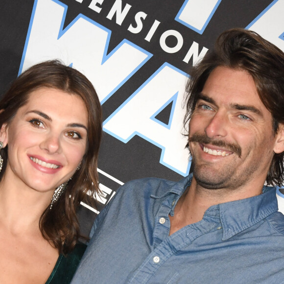 Camille Lacourt et sa compagne Alice Detollenaere - Avant-première du film "Star Wars : L'ascension de Skywalker" au cinéma Le Grand Rex à Paris © Coadic Guirec/Bestimage