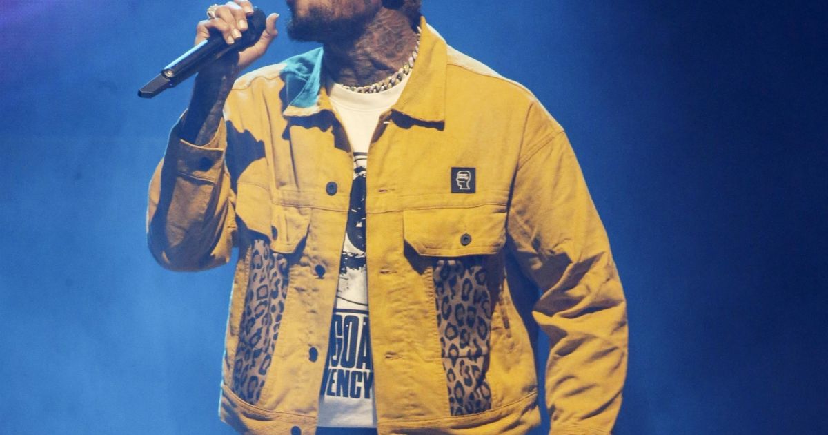 Chris Brown en concert pendant la tournée 'Indigoat' à ...