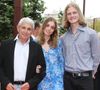 Michel Boujenah avec sa fille Louise Boujenah et son compagnon à la première du film "Boite Noire" dans le cadre du Festival CINEROMAN au cinéma Pathé Gare du Sud à Nice, France. © Denis Guignebourg/Bestimage