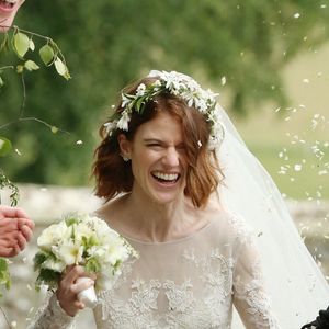 Mariage de Kit Harington et Rose Leslie en l'église Rayne a Aberdeen en Ecosse, le 23 juin 2018.