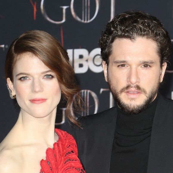 Kit Harrington et sa femme Rose Leslie à la première de "Game of Thrones - Saison 8" au Radio City Music Hall à New York.