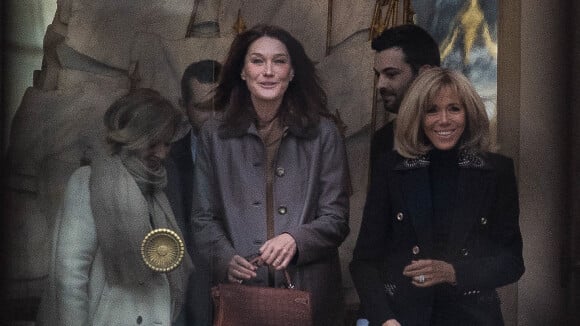 Brigitte Macron et Carla Bruni plus amies qu'on ne le pense, leurs maris curieux de leurs "déjeuners"