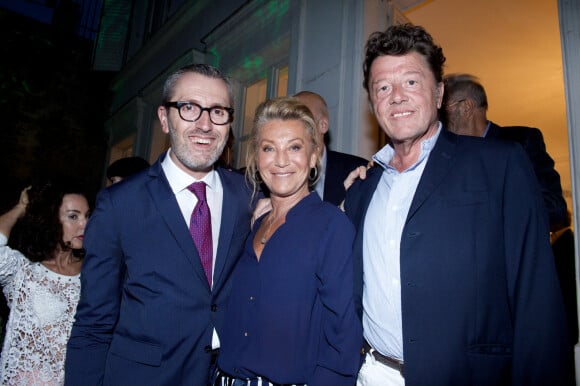 Jacques Silvant, Sheila et Yves Martin - Soirée en l'honneur du "Royal Palm de Marrakech" à Paris le 17 septembre 2014.