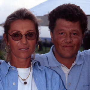 Sheila et son compagnon Yves Martin en 1994.