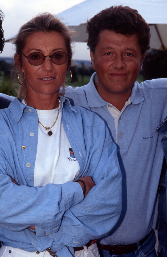 Sheila et son compagnon Yves Martin en 1994.