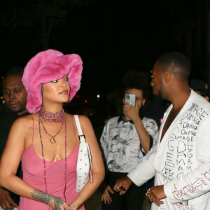 Rihanna et Asap Rocky sont allés dîner au restaurant Barcade à New York le 23 juin 2021.


