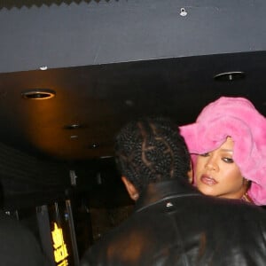 Rihanna et Asap Rocky sont allés dîner au restaurant Barcade à New York le 23 juin 2021.


