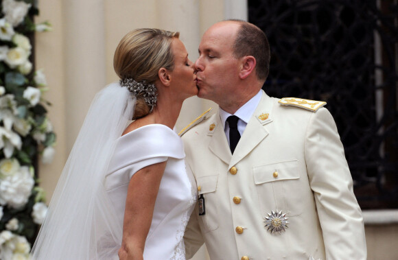 Mariage religieux d'Albert et Charlene de Monaco, à Monaco, le 2 juillet 2011. Photo by Carsten Rehder/DPA/ABACAPRESS.COM